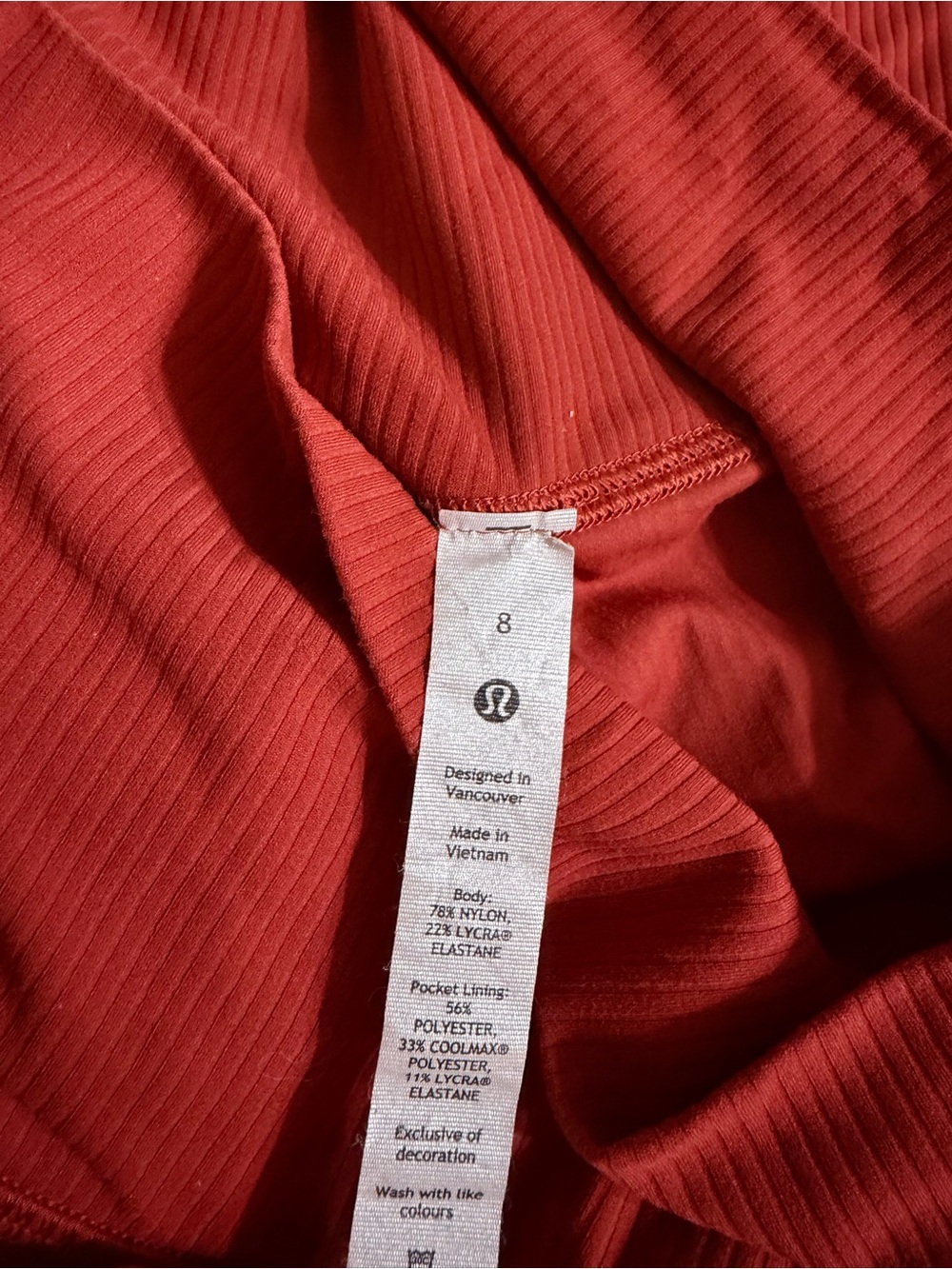 Lululemon athletica High-Rise Ribbed Leggings - Picture 5 of 5